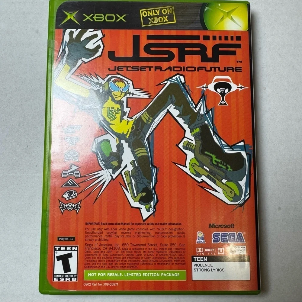 Sega Gt 2002/ Jet Set Radio Future (Microsoft Xbox